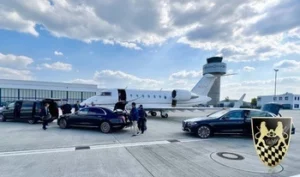 Flughafen Abholung am Vorfeld des GAT München