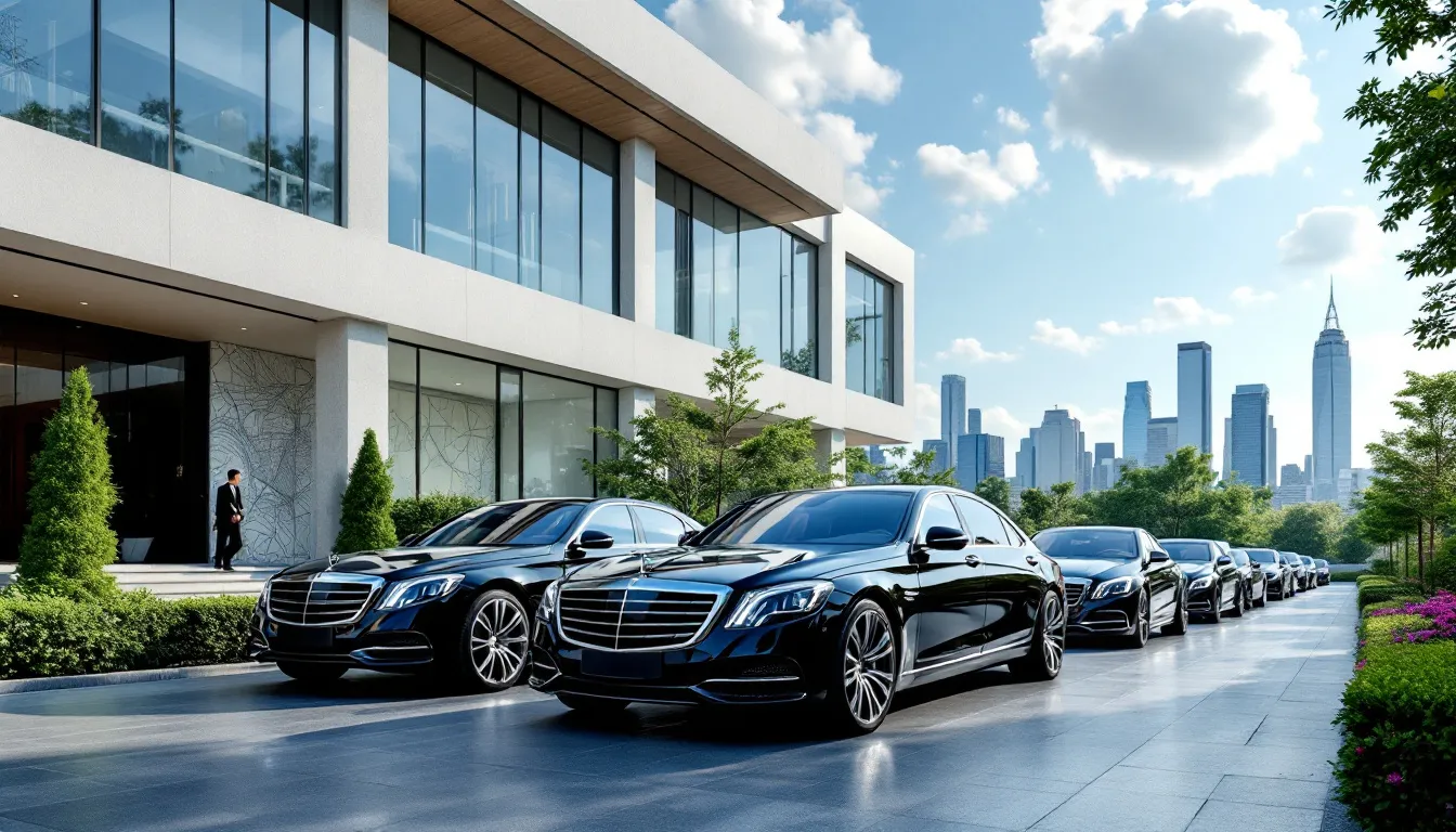 A team of multilingual chauffeurs ready to serve clients.