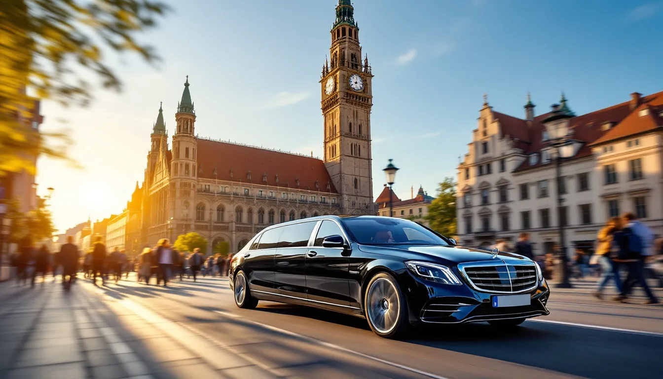 Deluxe transportation services for VIPs in Munich.