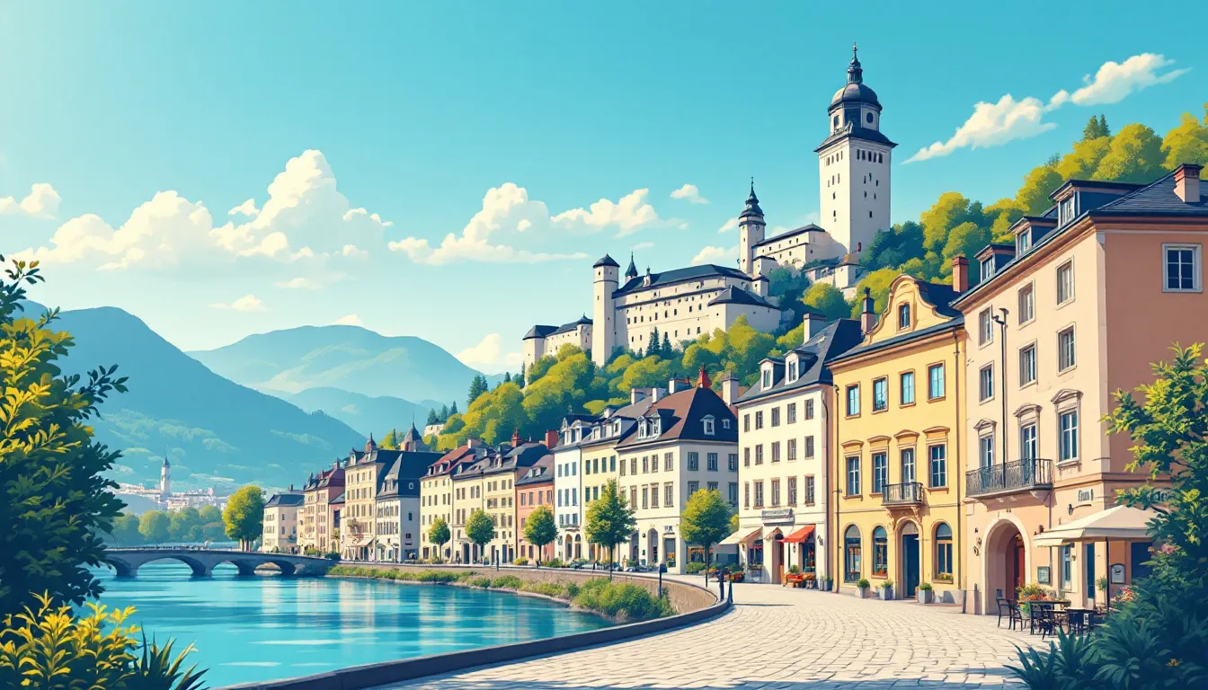 Exploring Salzburg's Old Town, filled with charming streets and historic sites.